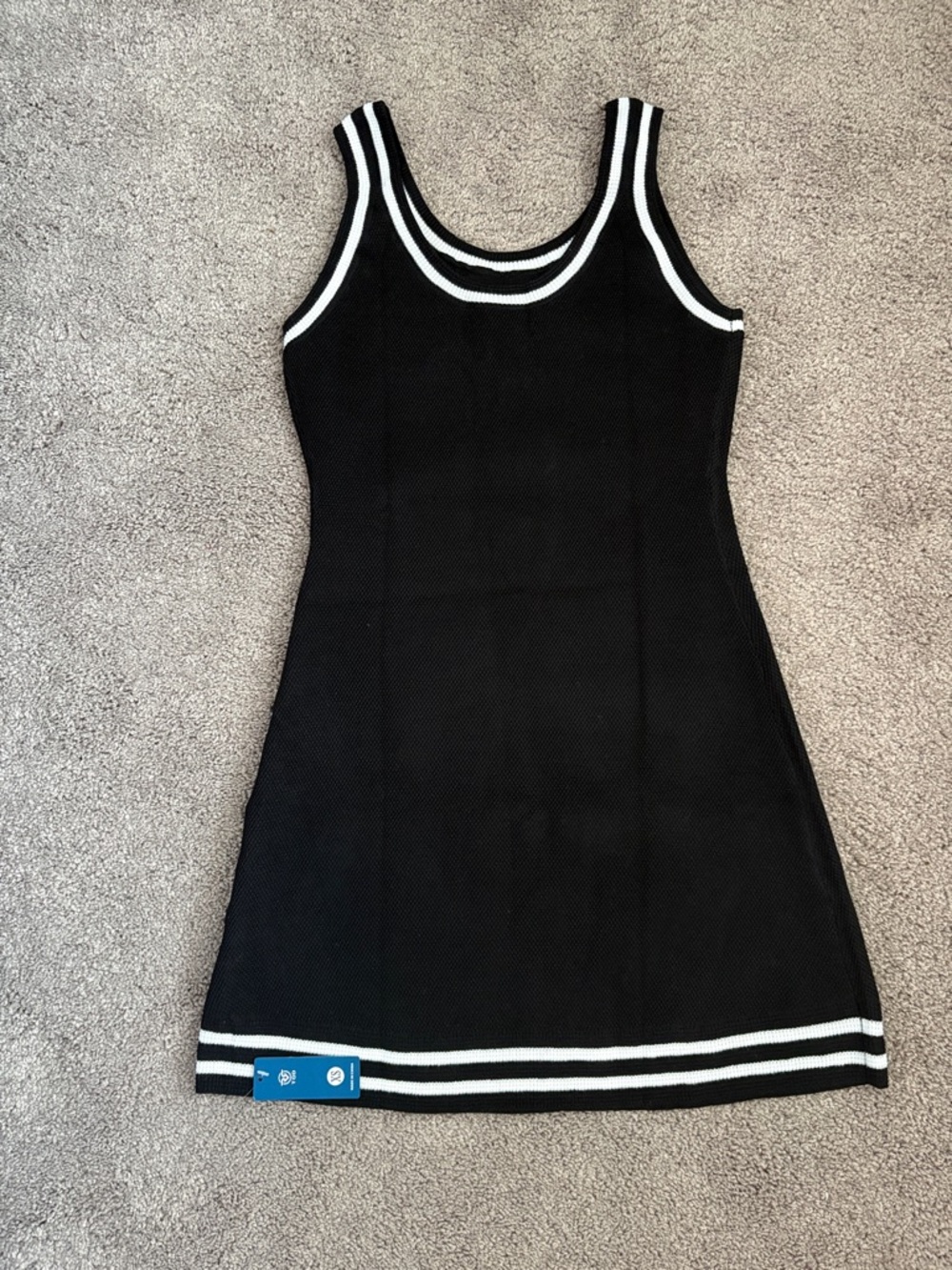 Black Knit Tank Dress